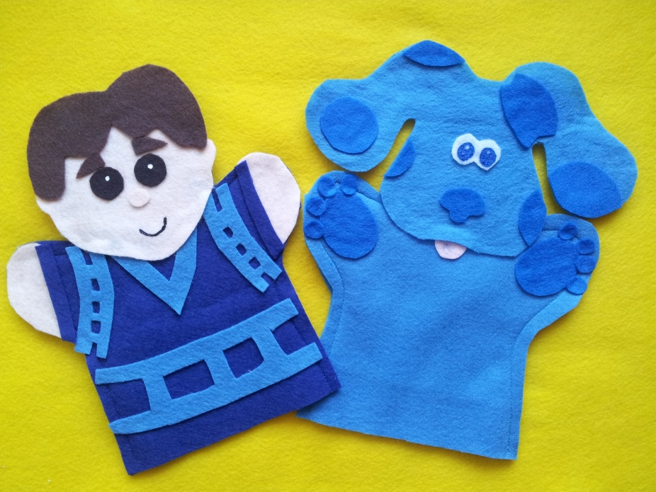 Blues Clues Hand puppets by puppetmaker, Puppets on