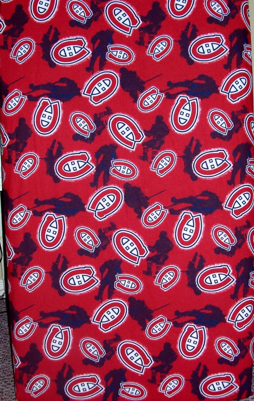 Montreal Canadiens Hockey Baby Crib or Toddler Bed Fitted Sheet