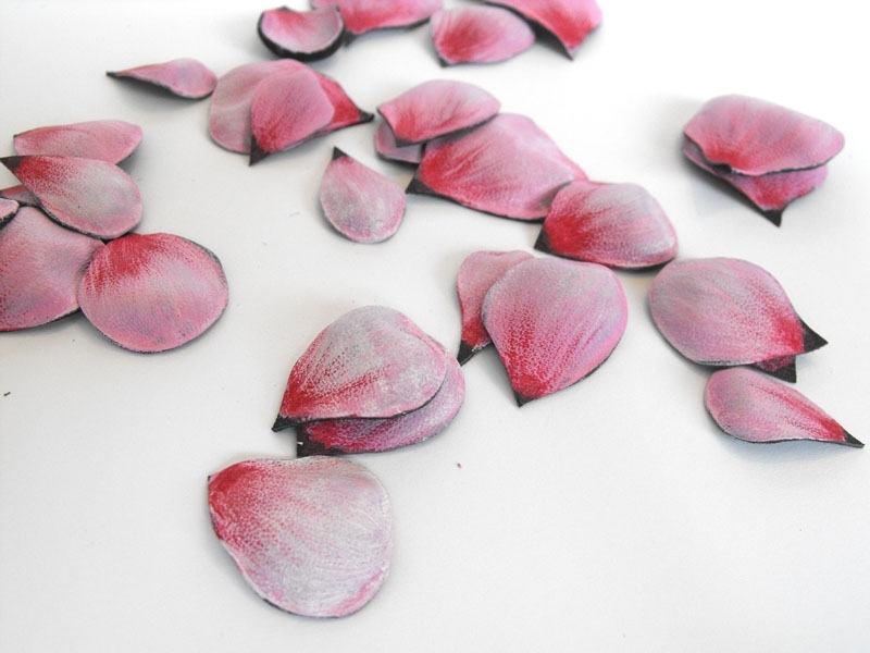 Leather rose flower PDF pattern. Stepbystep tutorial by Julishland