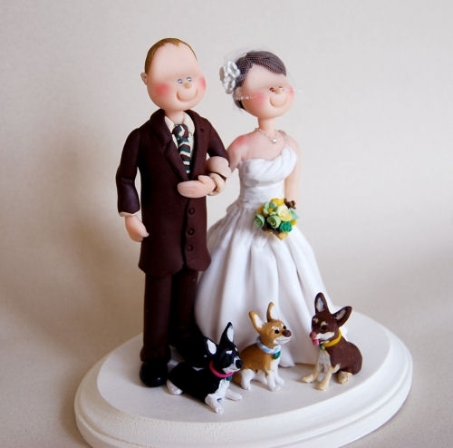 Rustic Wedding Cake Topper