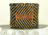 Katsara Handwoven Textile Layered Cuff Bracelet 