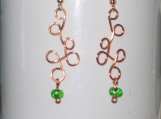 Copper Dangle Earrings